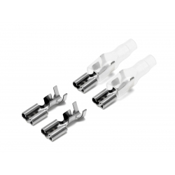 Oyaide FTL-PP Paladium & Platinum Fastons set of 4