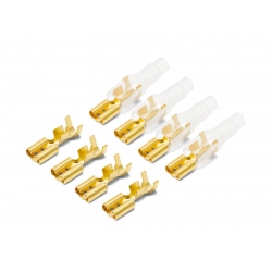 Oyaide FTL-G 24K gold fastons 8 pieces